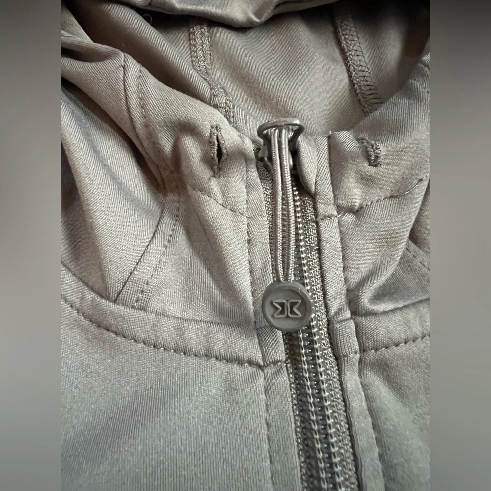 RBX Olive Green Zip Up Athletic Jacket Small Lightweight Athleisure Hoodie - Picture 4 of 6